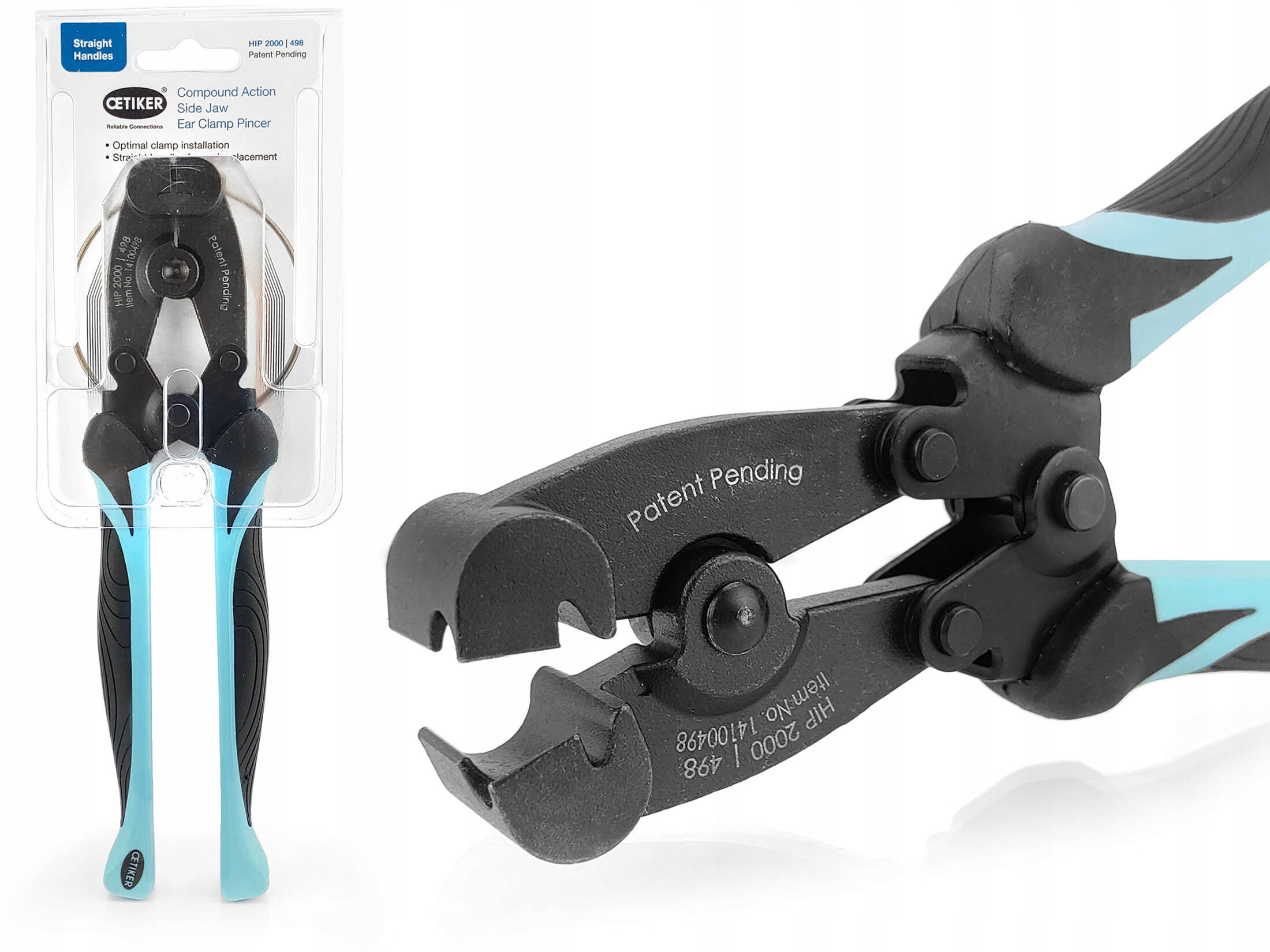 Čelné kliešte s dvojitou pákou na montáž náramkov Opetiker HIP2000-498