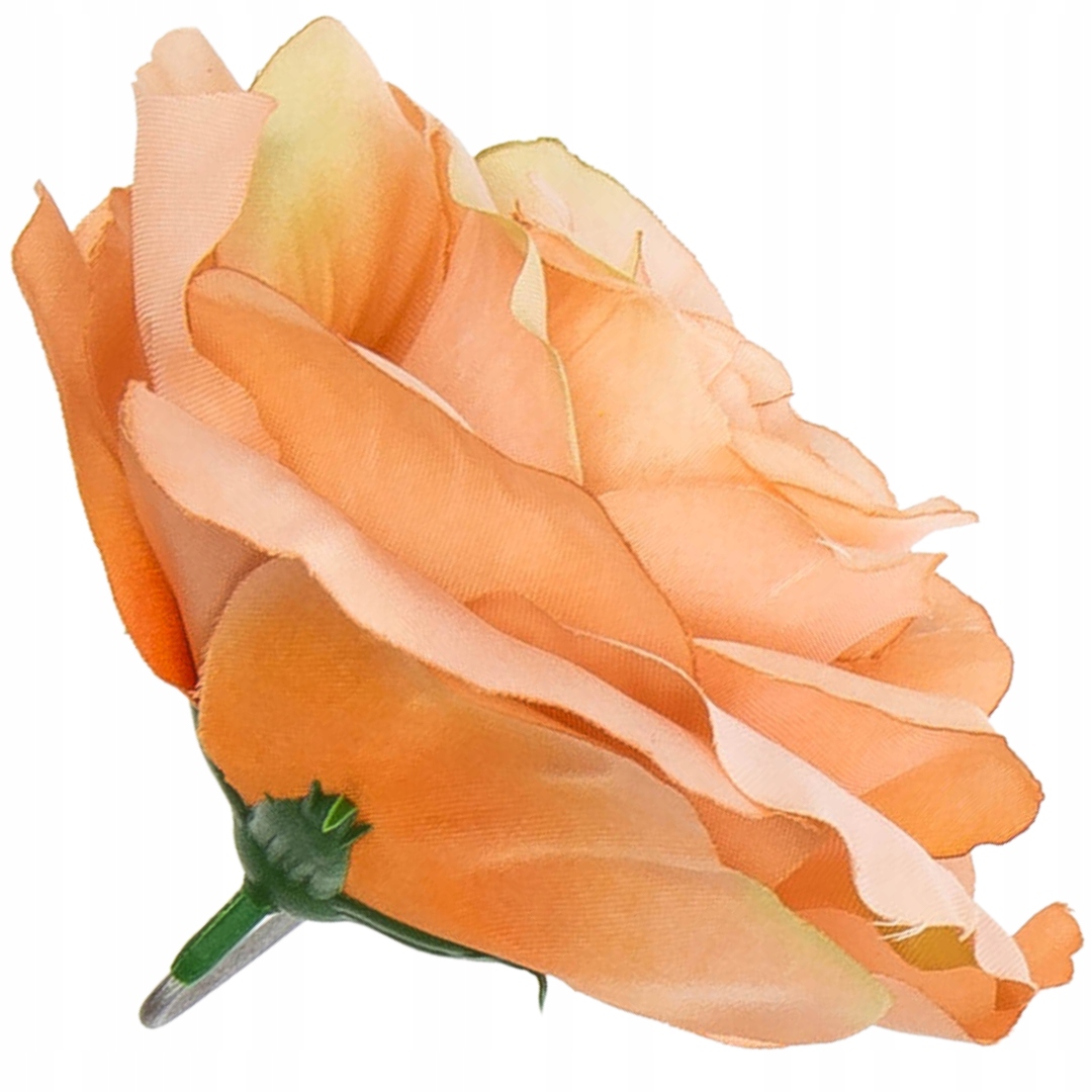 

[w04023] Róża główka kwiat 13cm ciemno-morelowy