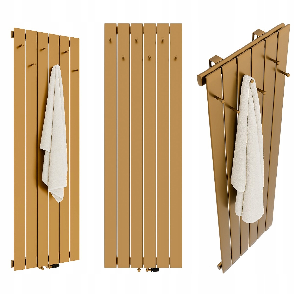 Dekorativní Radiátor S Věšáky 1800/450 Antik Tmavý