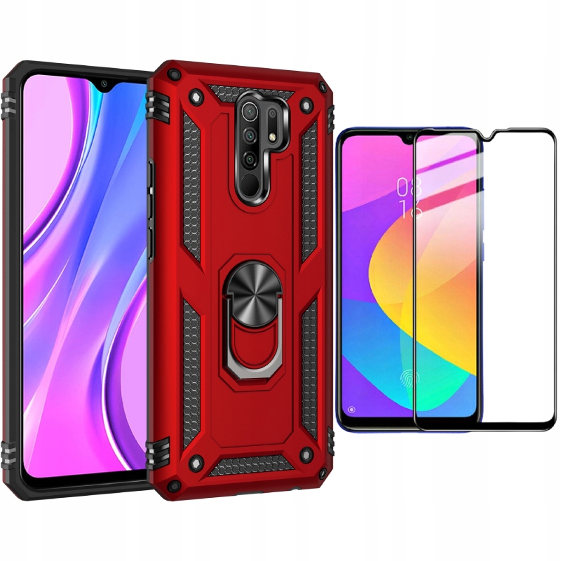 

Etui Pancerne Ring Nx Do Xiaomi Redmi 9 + Szkło