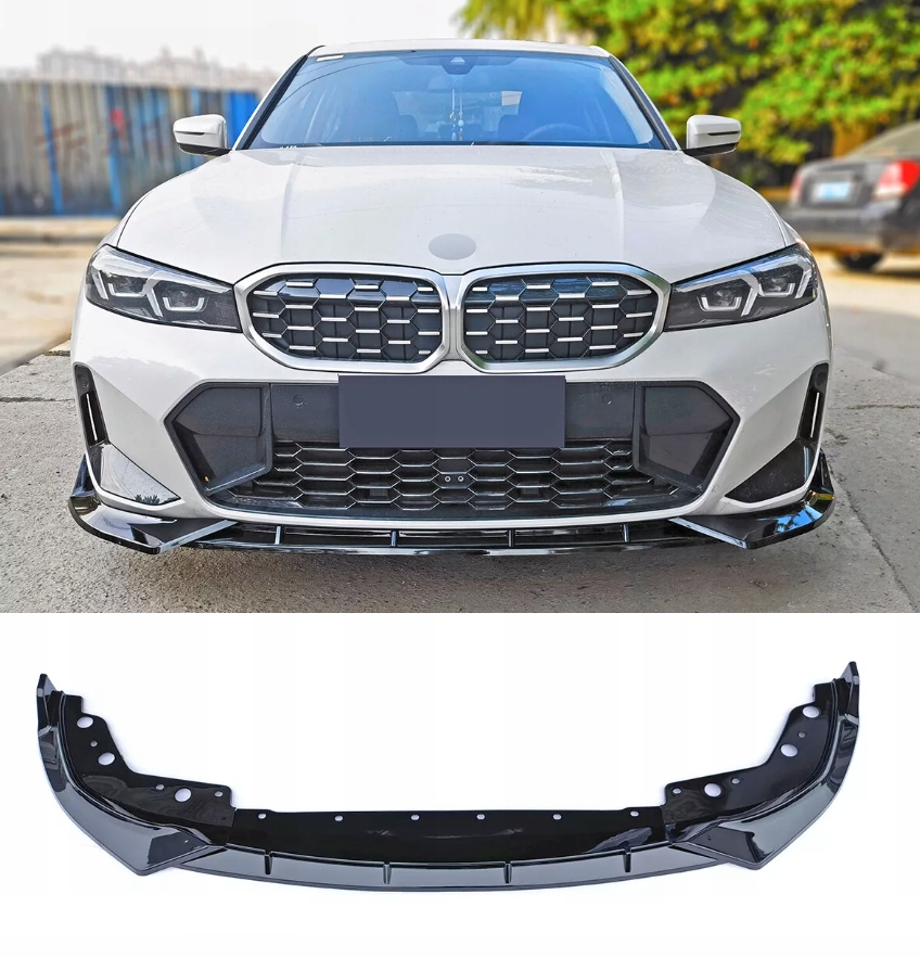 Kryt nárazníka M Sport Splitter Čierny Bmw G20 G21 LCI Lift 2023-2024