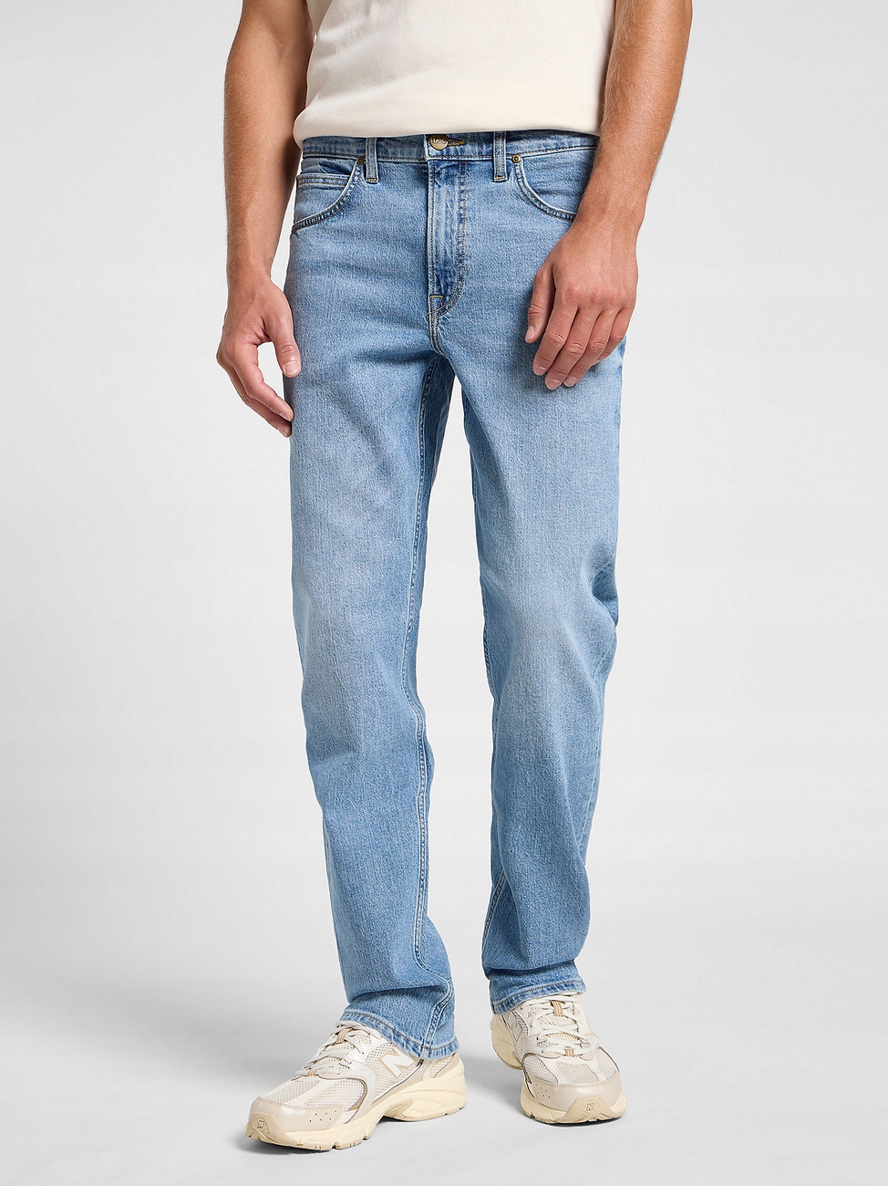 Pánské džíny Lee Brooklyn Classic Straight W33 L30 Horizon Blue 112363849