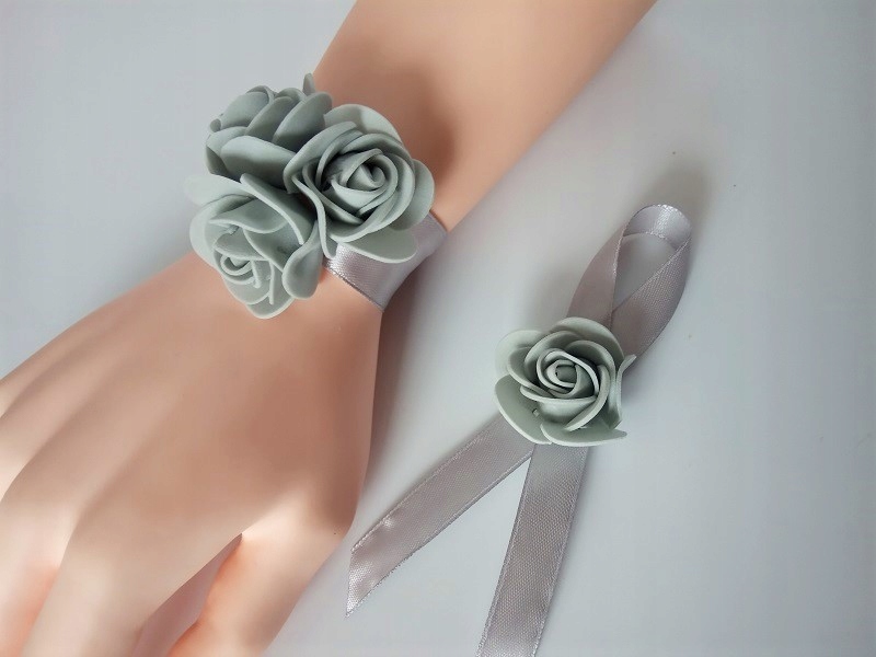 KM25 _AD * Kotylion + przypinka * ślub studniówka Rodzaj kotylion