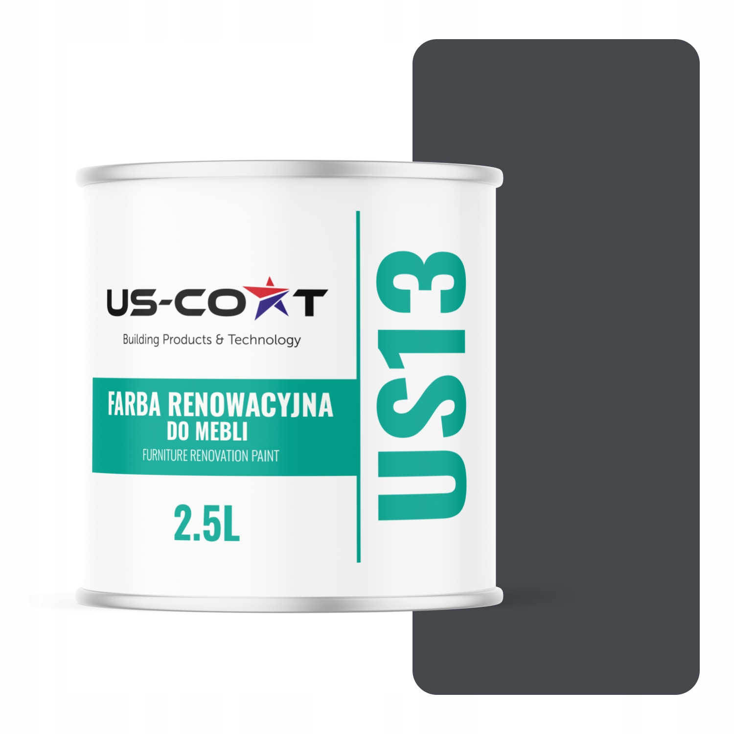 Farba Na Kuchynský Nábytok Predných Častí Skriniek Grafitová Ral 7024 Saténová 2,5 L