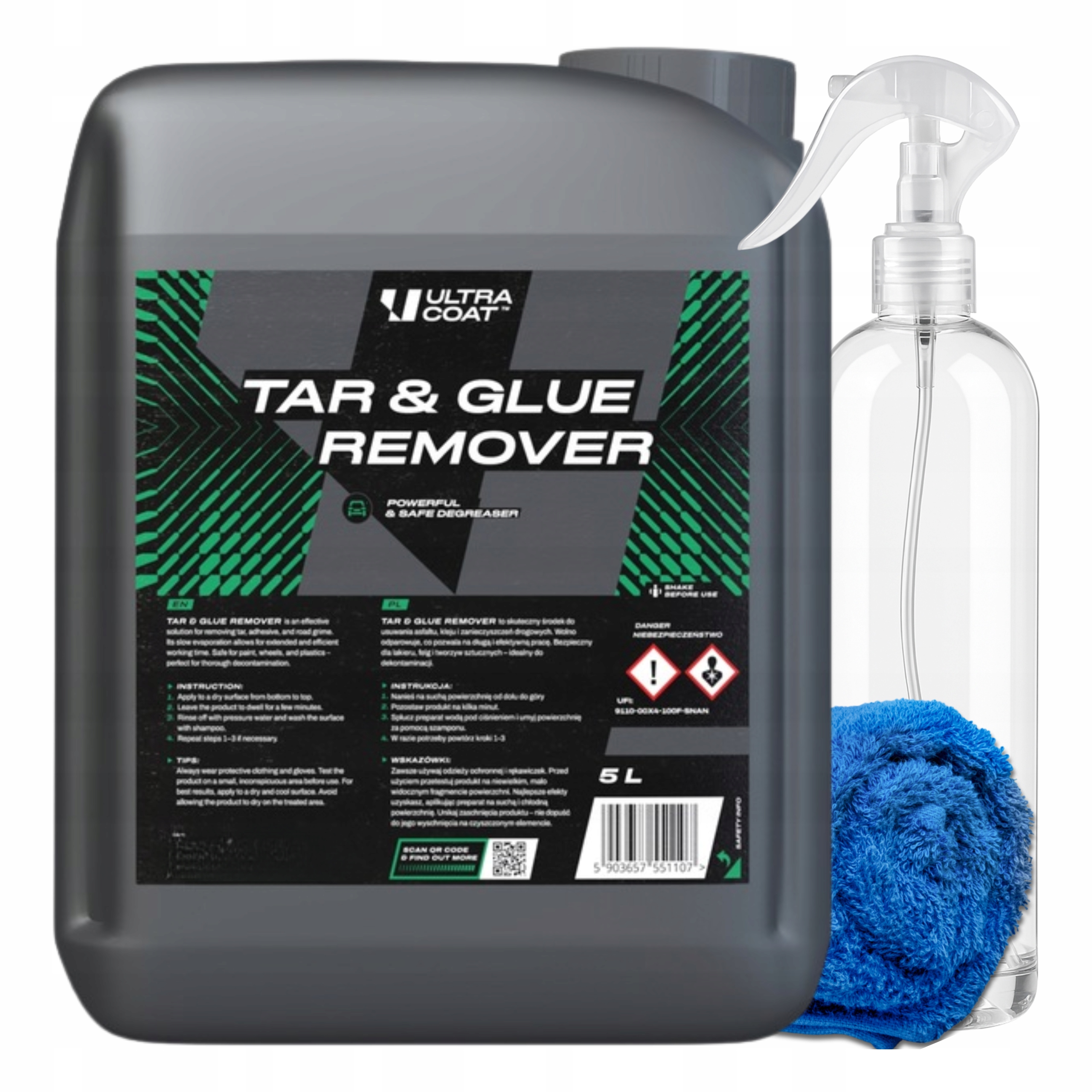 Ultracoat Tar & Glue Remover 5L Prostriedok na odstraňovanie asfaltu a lepidla