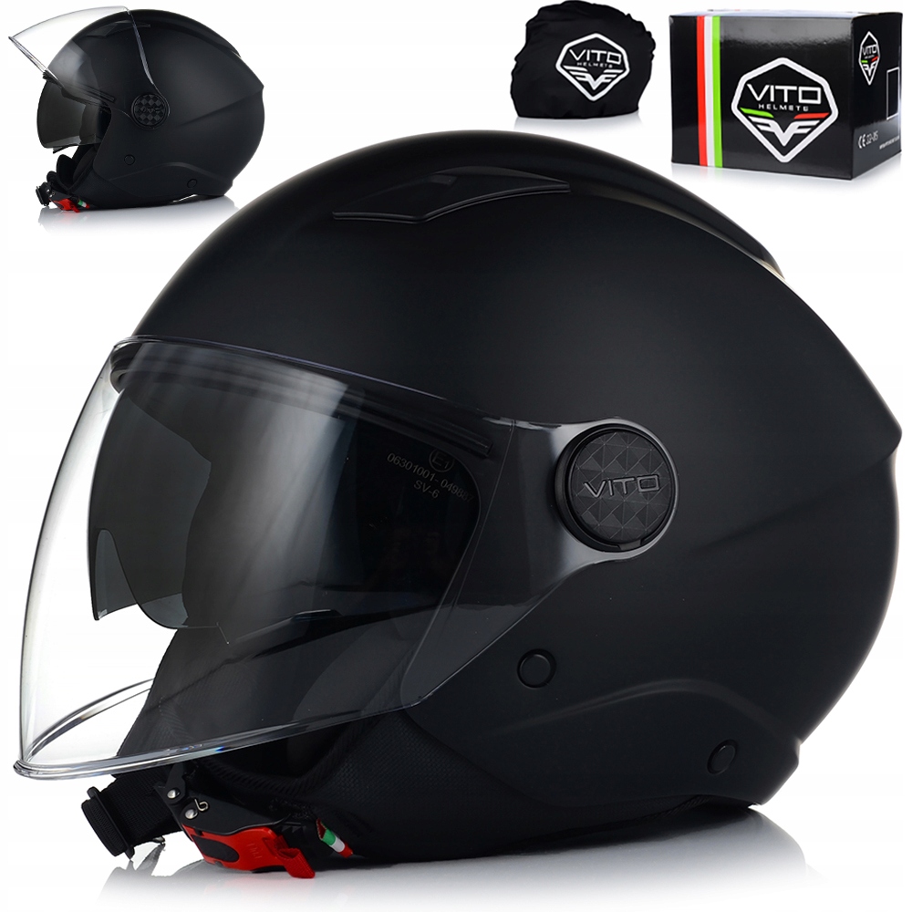 Moto Prilba Otvorená Vito Sarenta Skúter Chopper Ece 22.06 Blenda