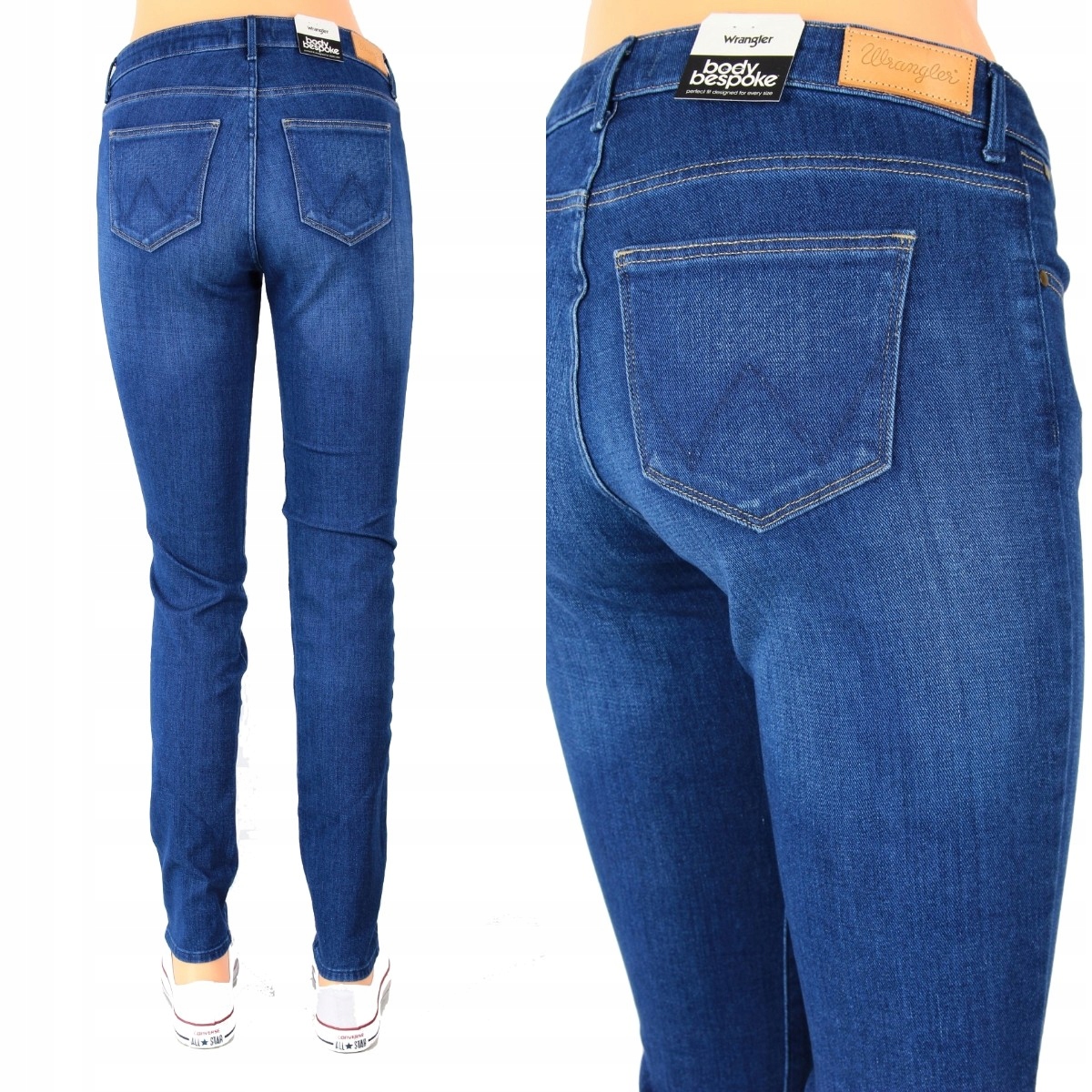

Wrangler Slim Jeansy Proste Spodnie W27 L32