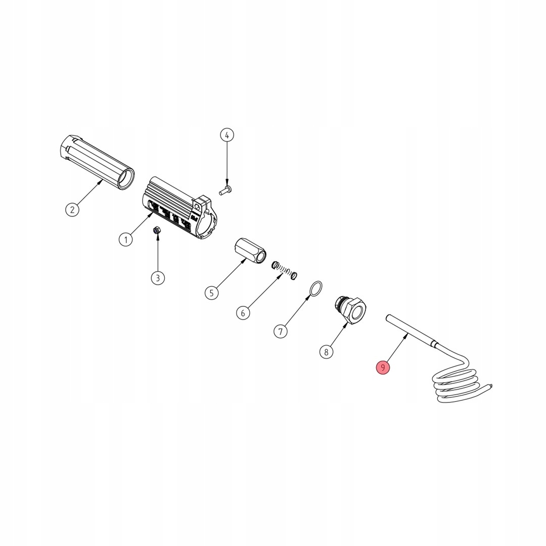 Vypínač, snímač průtoku vody kontaktron Reed 75 mm Kärcher Kränzle