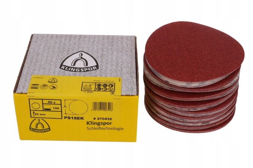 

5x Krążek ścierny samoprzylepny 125 P220 Klingspor