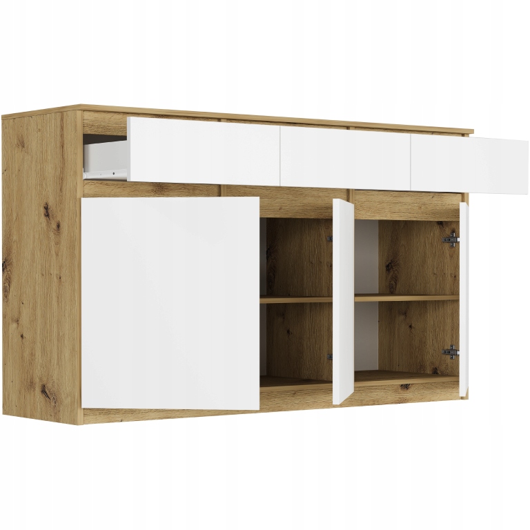 KOMODA 98CM SZAFKA 3 SZUFLADY S-3 ARTISAN MIX