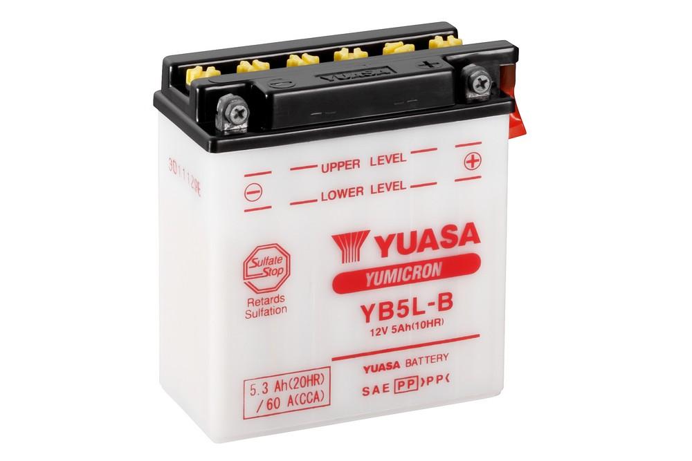 

Akumulator motocyklowy Yuasa YB5L-B 5.3Ah 60A