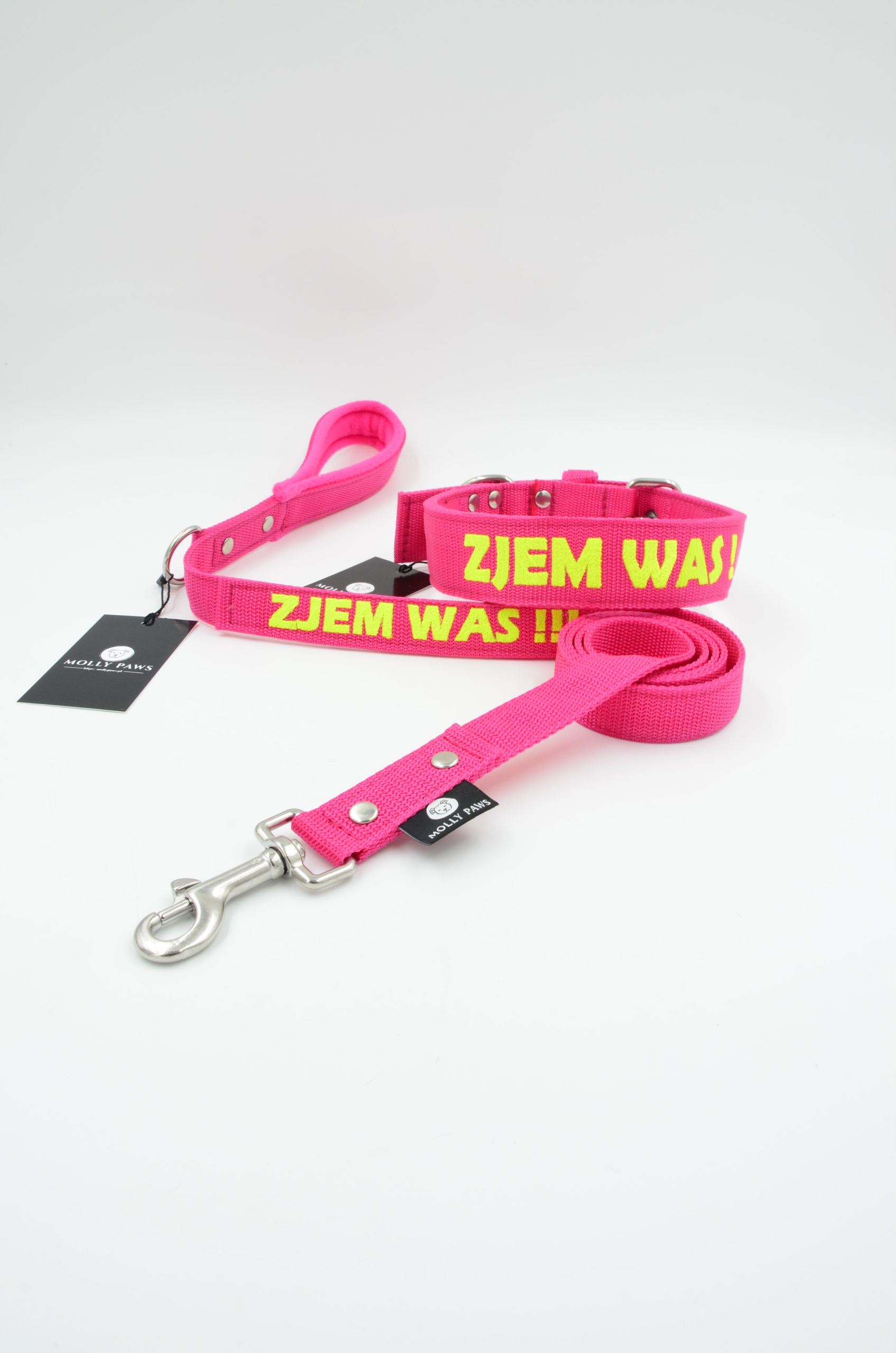 Levně Obojek s výšivkou pro psa o velikosti 38-46 cm