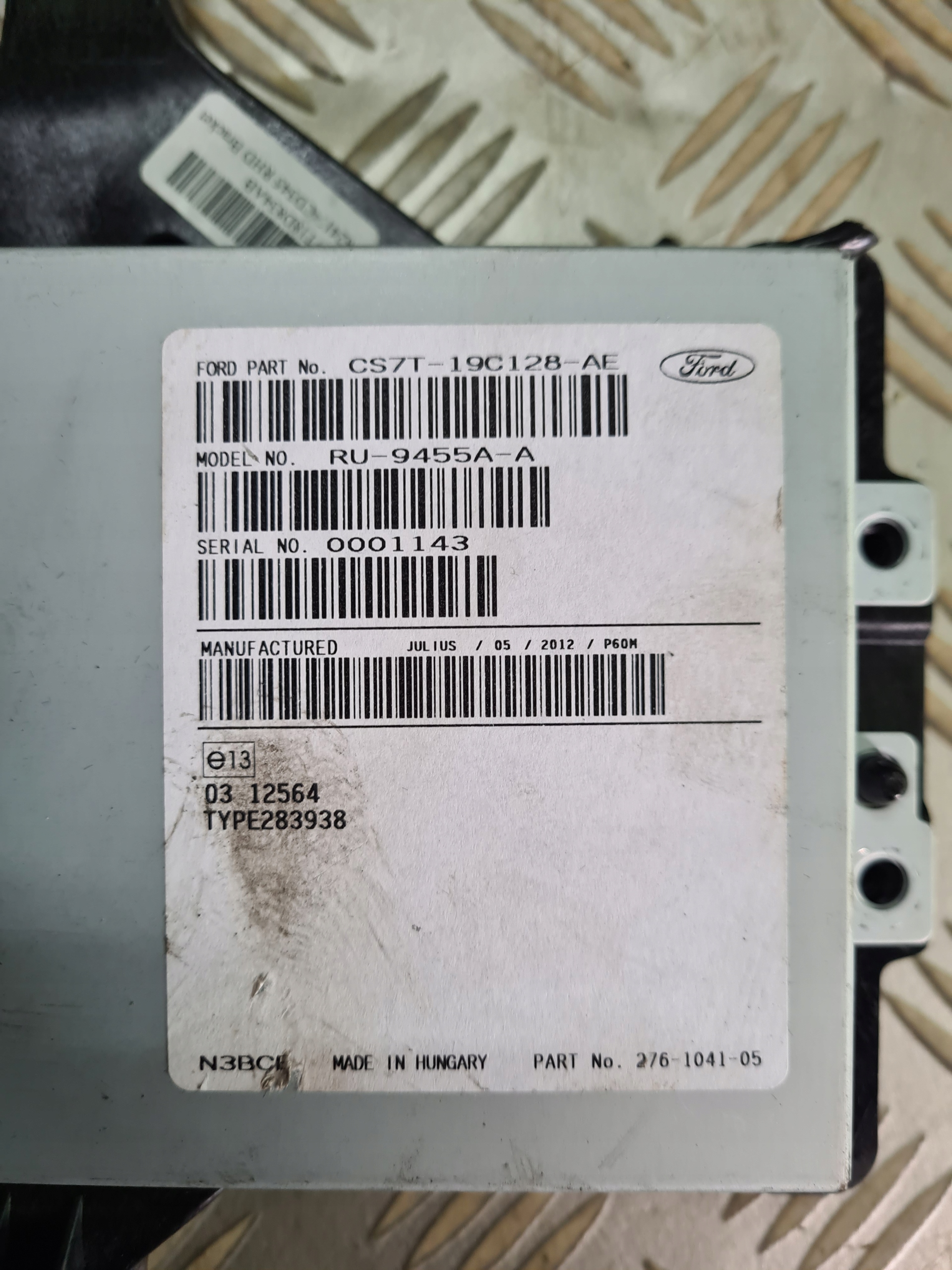 МОДУЛЬ ПРИЕМНИКА FORD MONDEO MK4 DAB CS7T19C128AE