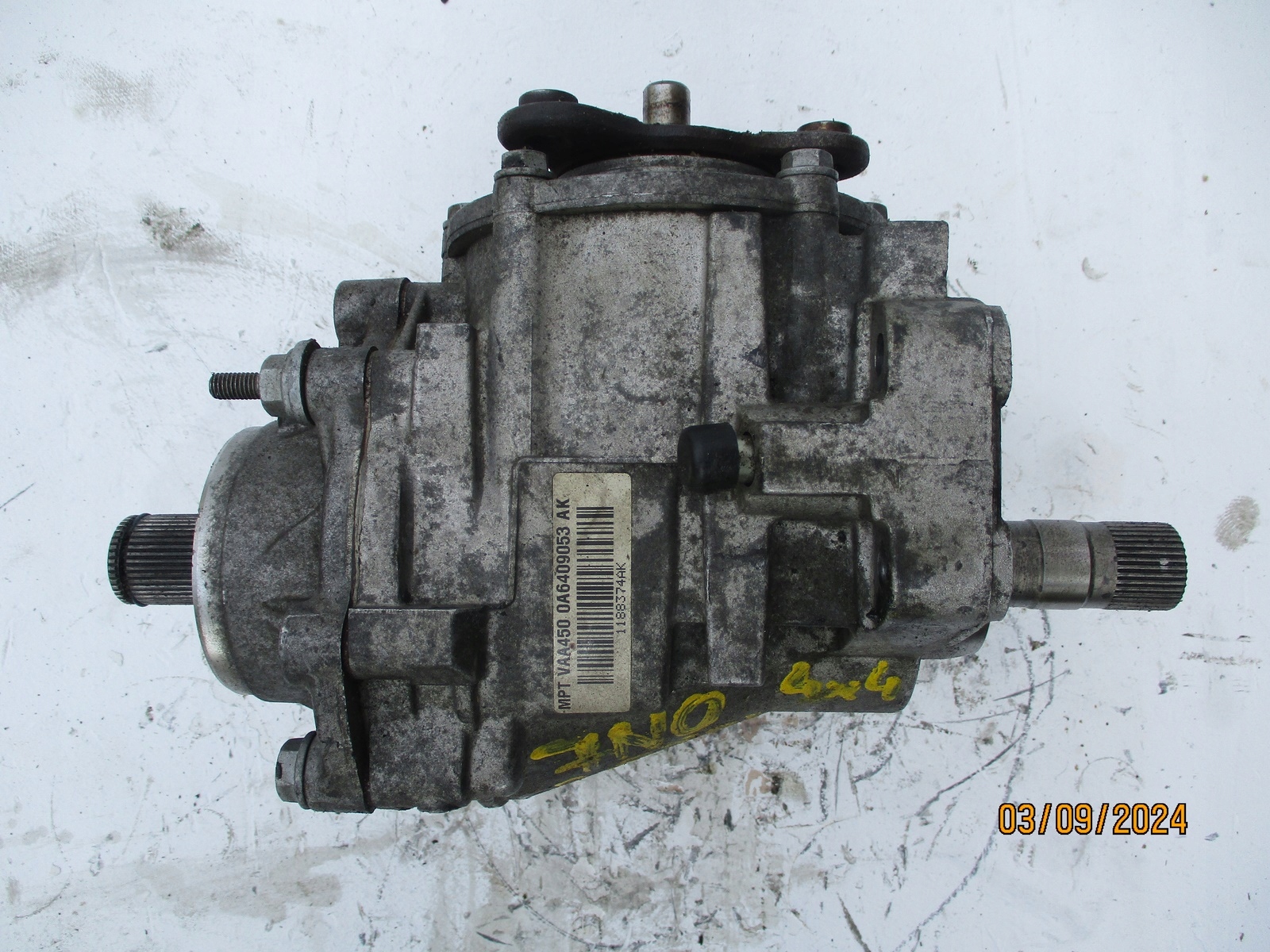 REDUKTOR gearboxes VW SHARAN 7N0 2,0TDI 0A6409053AK
