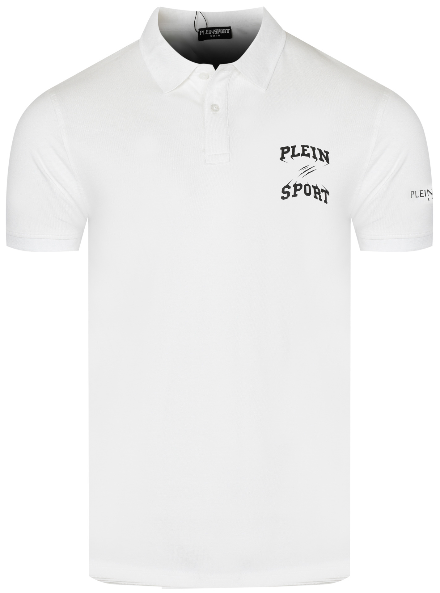 Plein Sport – pánská polokošile – PS25MPL01/01 White polovina bílá