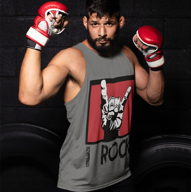 TANK TOP HORROR/ROCK ROCK Rozmiar M