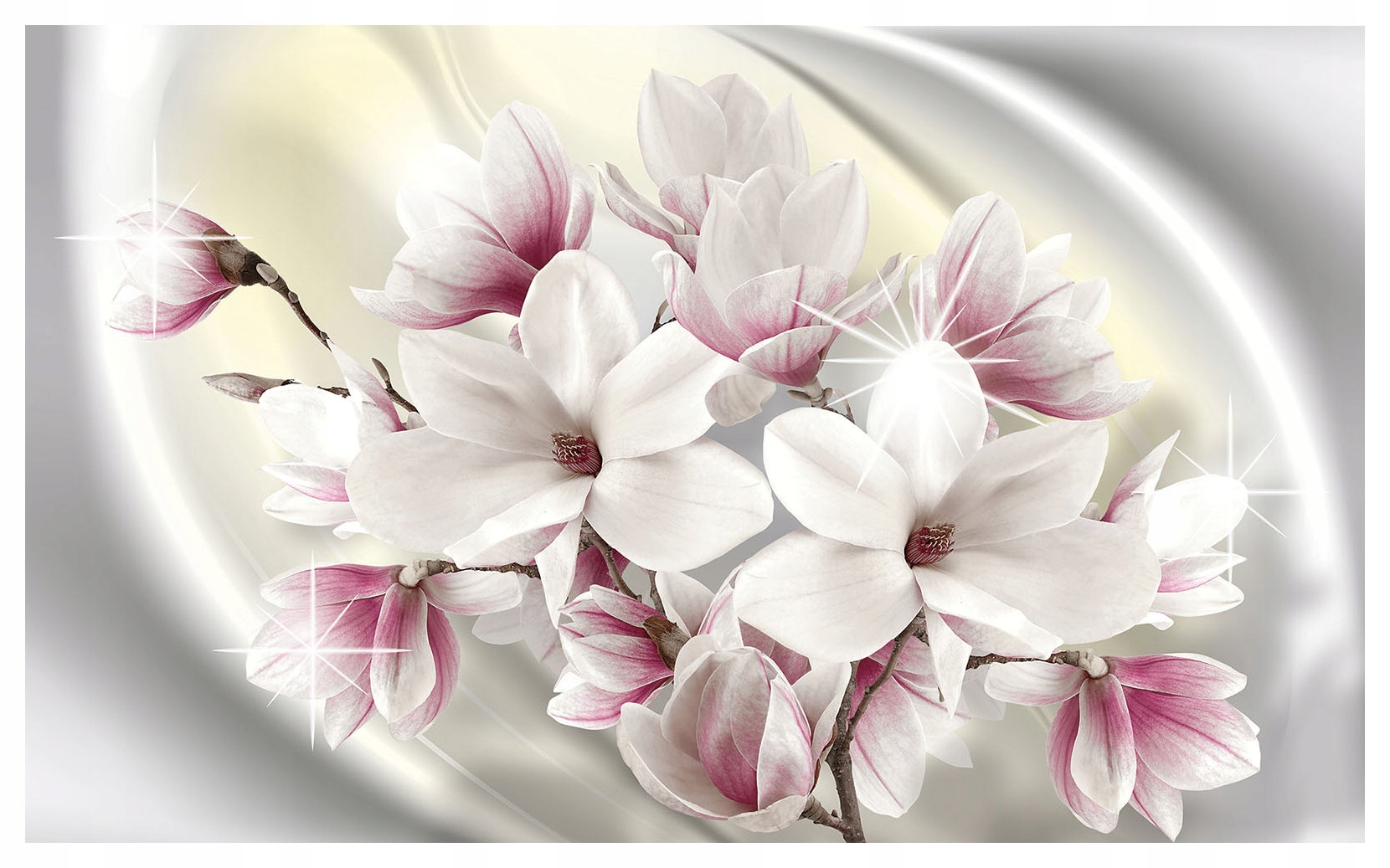 Fototapeta Magnolie s efektem lesku v růžovém tónu vinyl 254x184 lepidlo