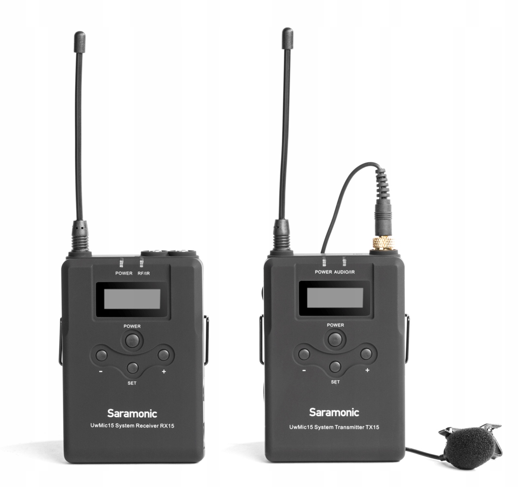 

Bezprzewodowe Mikroporty Saramonic UwMic15