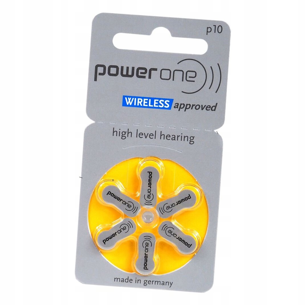 *Baterie aparatów słuchowych Power One Varta 10 Mf
