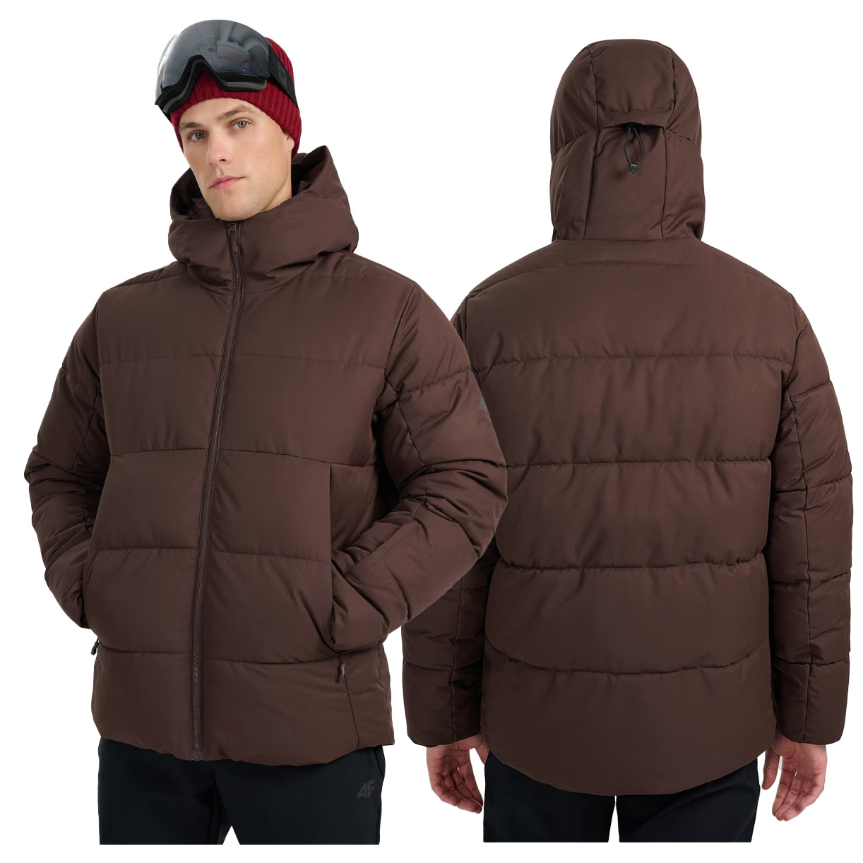 Kurtka narciarska męska 4F NeoDry 5000 Zimowa wodoodporna JAM0788 ciepła XL