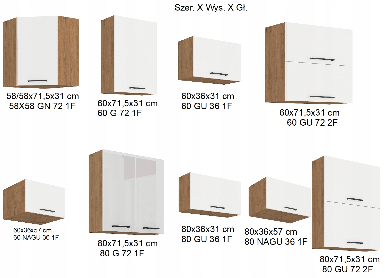Szafka kuchenna z koszem CARGO ALA 30 cm HIT! Marka ABCmeble