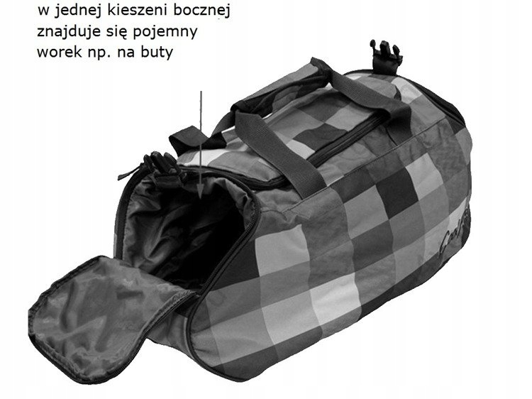 Torba Sportowa CoolPack Runner Gradient Berry Materiał dominujący syntetyk