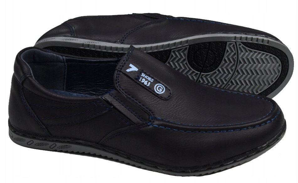 HAVER Nowe Granatowe PÓŁBUTY Mokasyny 21 cm - 34 Kod producenta 71