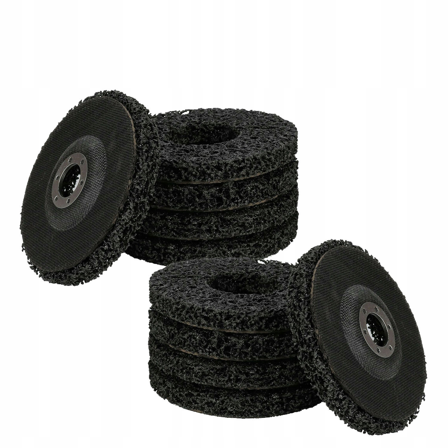 Brusné kotouče s štětinami pro nerezovou ocel 125 mm, otvor 22 mm, černé