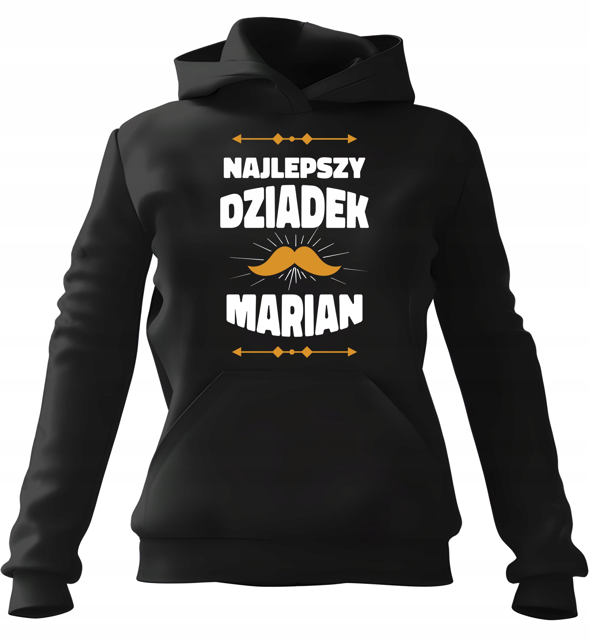 pánská mikina s kapucí Vousy Nejlepší dědeček [vyberte Si Jméno] Pro něj Fa