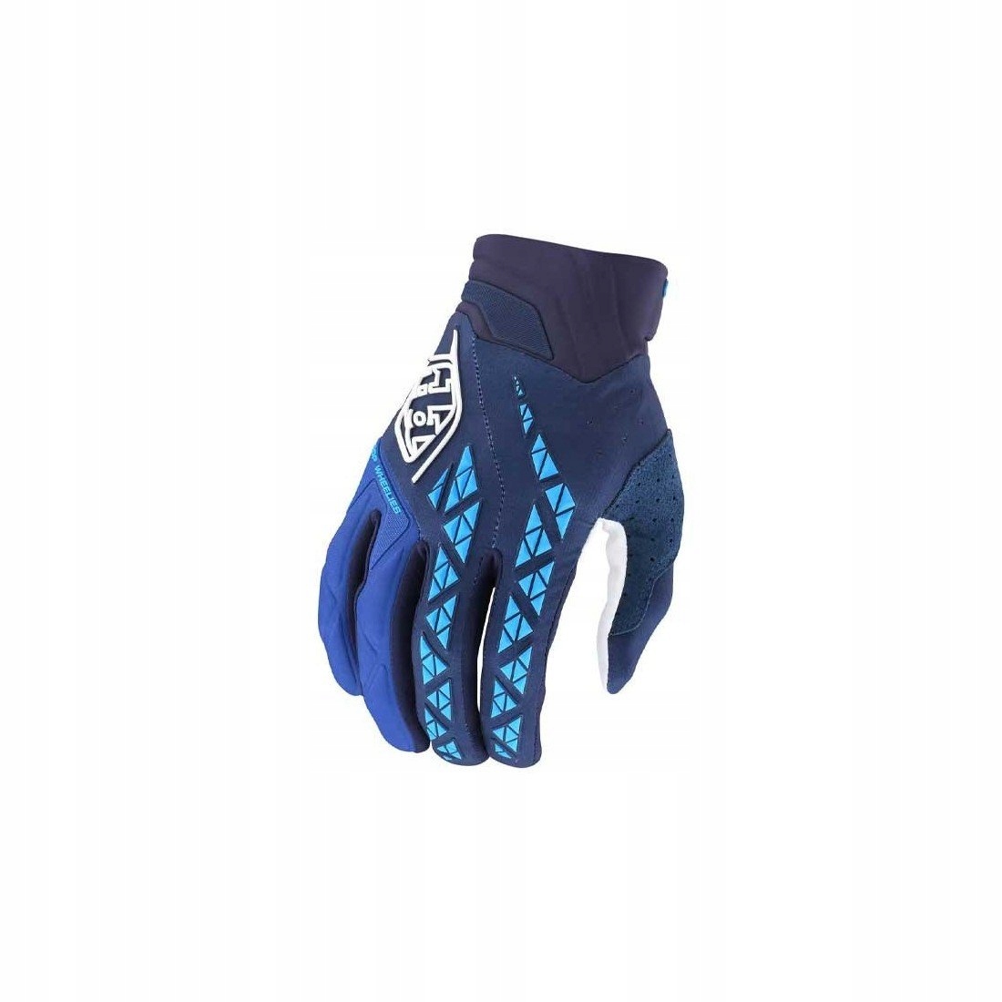 Motocyklové Rukavice Cross Enduro Troy Lee Designs Se Pro Navy/cyan Lg Veľ. L