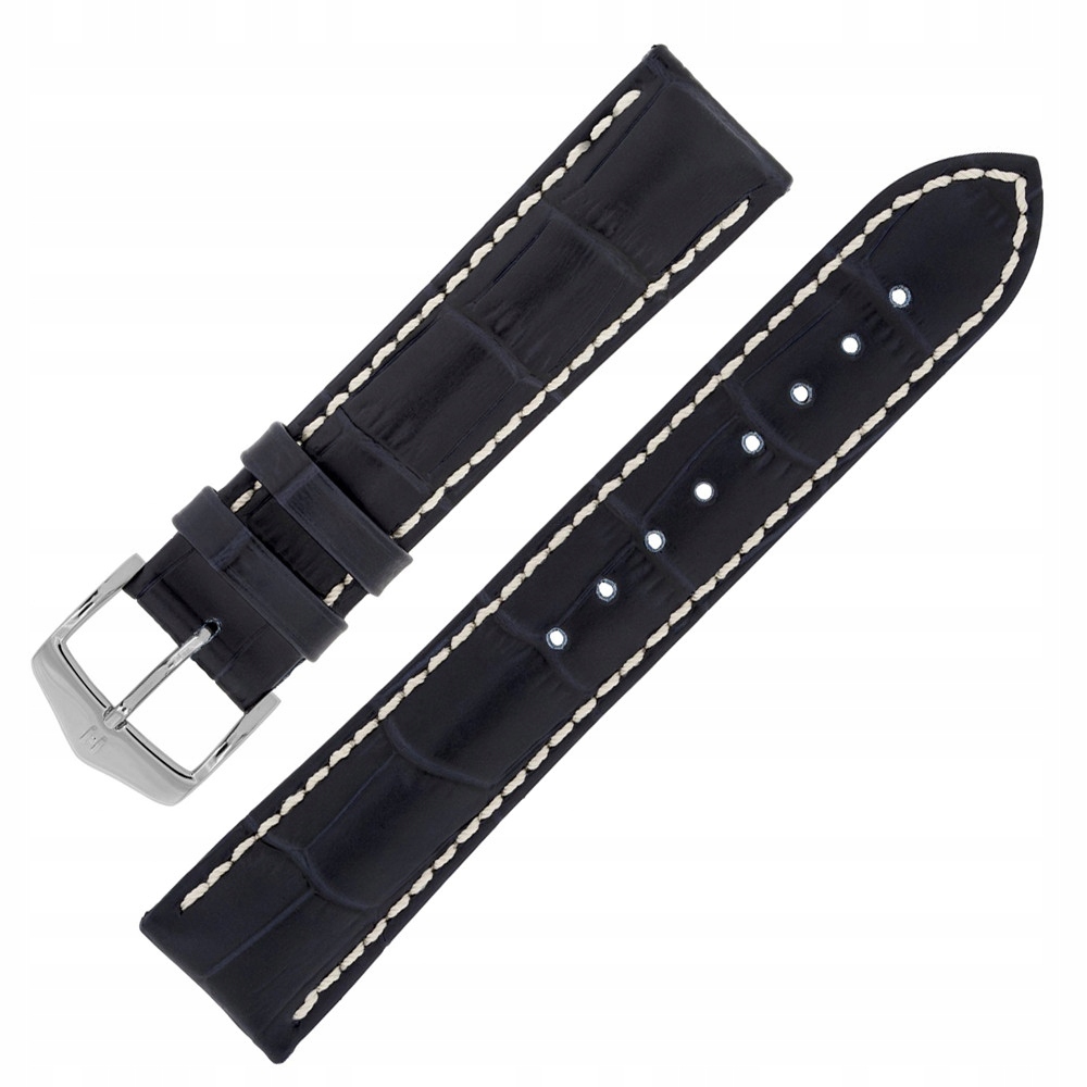 Pásek k hodinkám Hirsch 10302880-2-18 modrý 18 mm