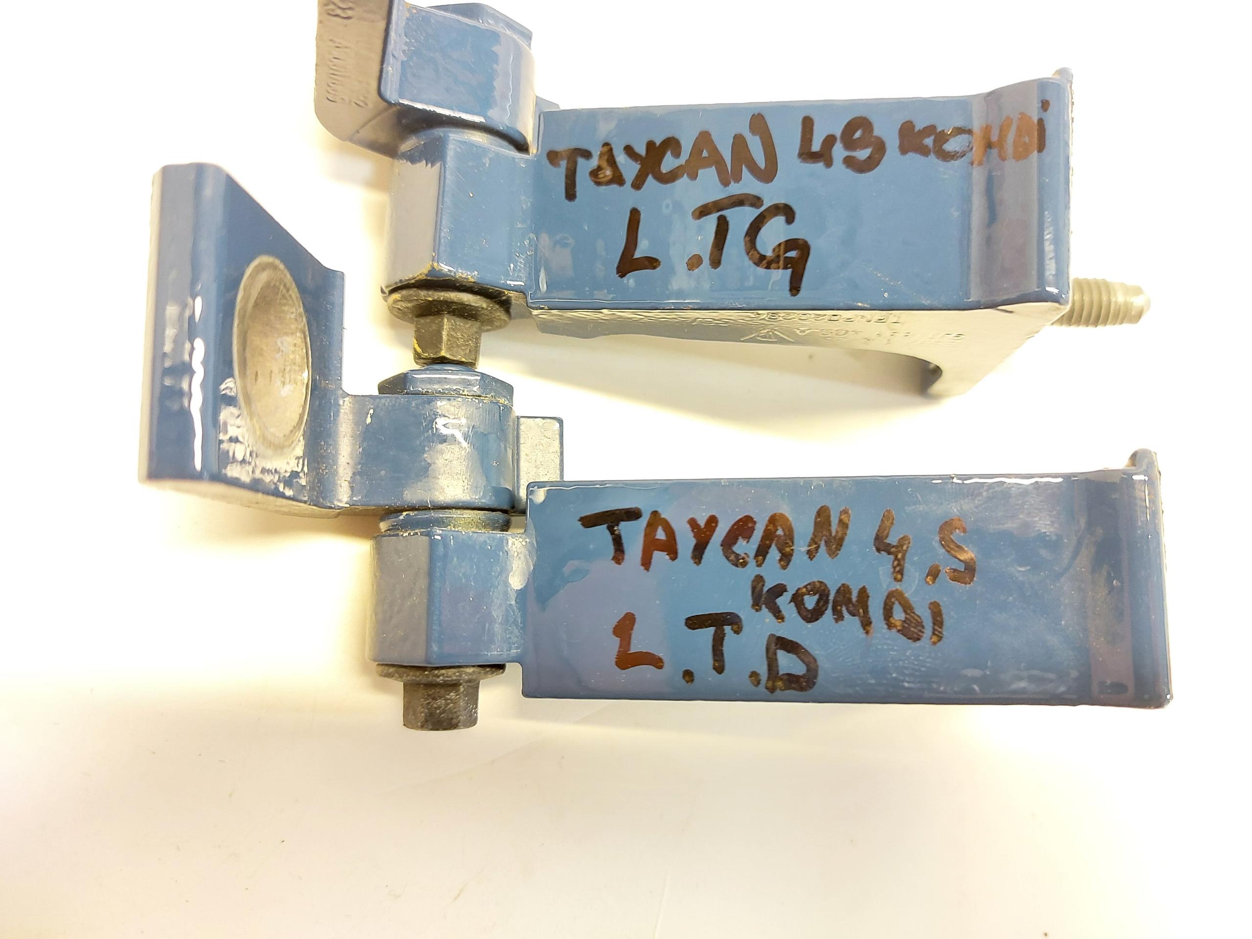 Taycan Cross Turismo hinges hinge door left rear part upper lower kpl