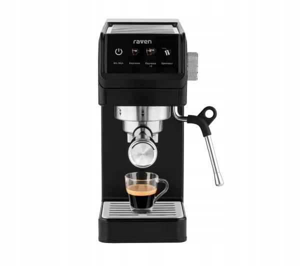Ekspres do kawy kolbowy Raven EER006 1450W 1,2L Czarny