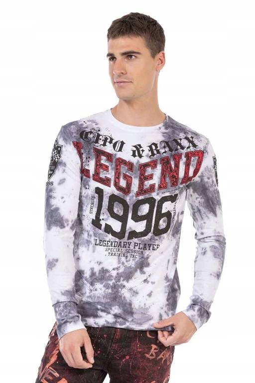 PÁNSKA BLÚZKA LONGSLEEVE LONG CIPO BAXX NEW