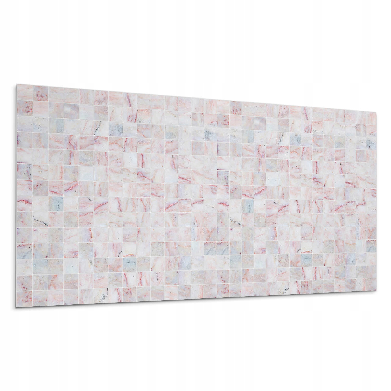 Vinylový panel s grafikou do koupelny Mozaikový vzor s čtverci 100 x 50 cm