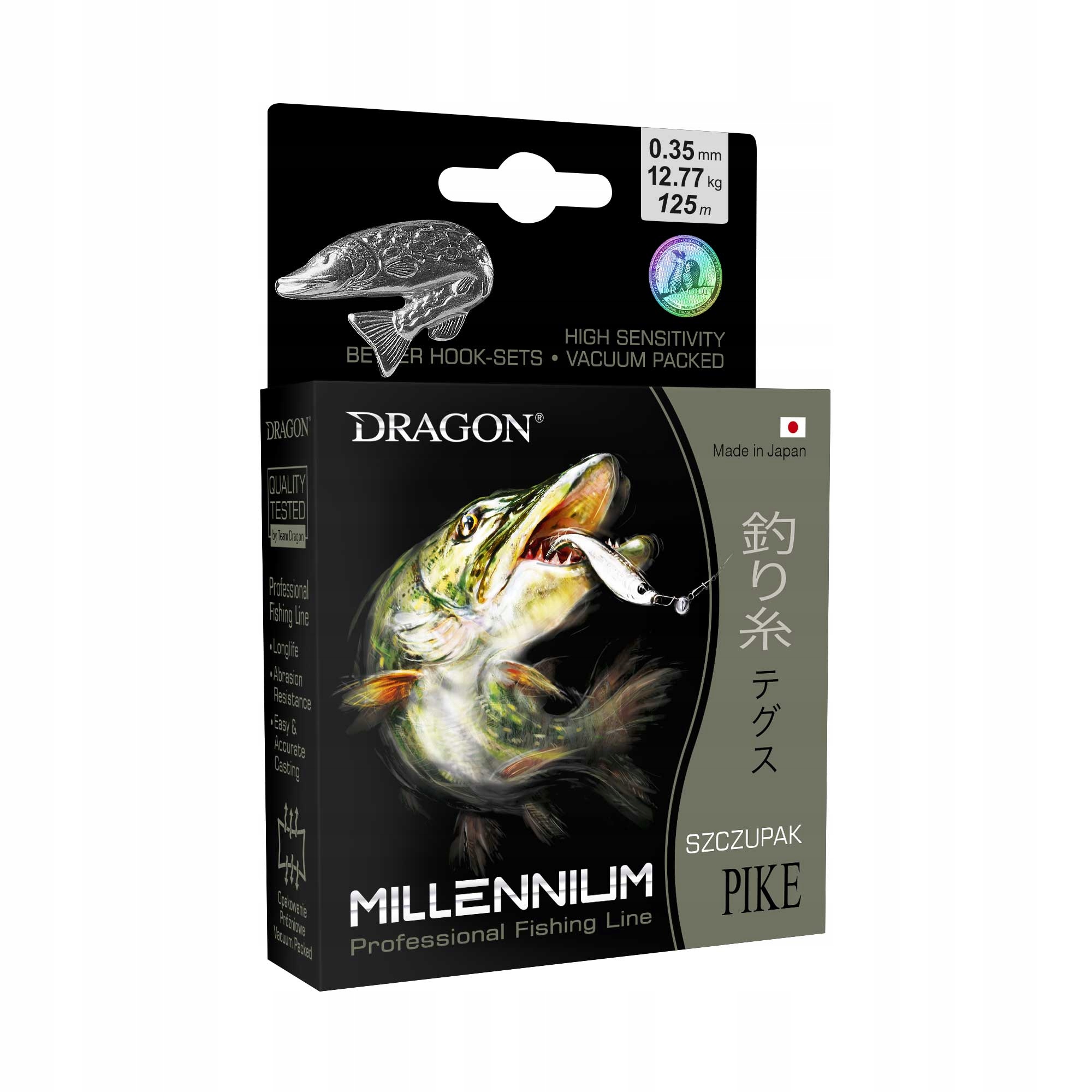 

Żyłka Dragon Millenium Szczupak 0.20 200m Nowość