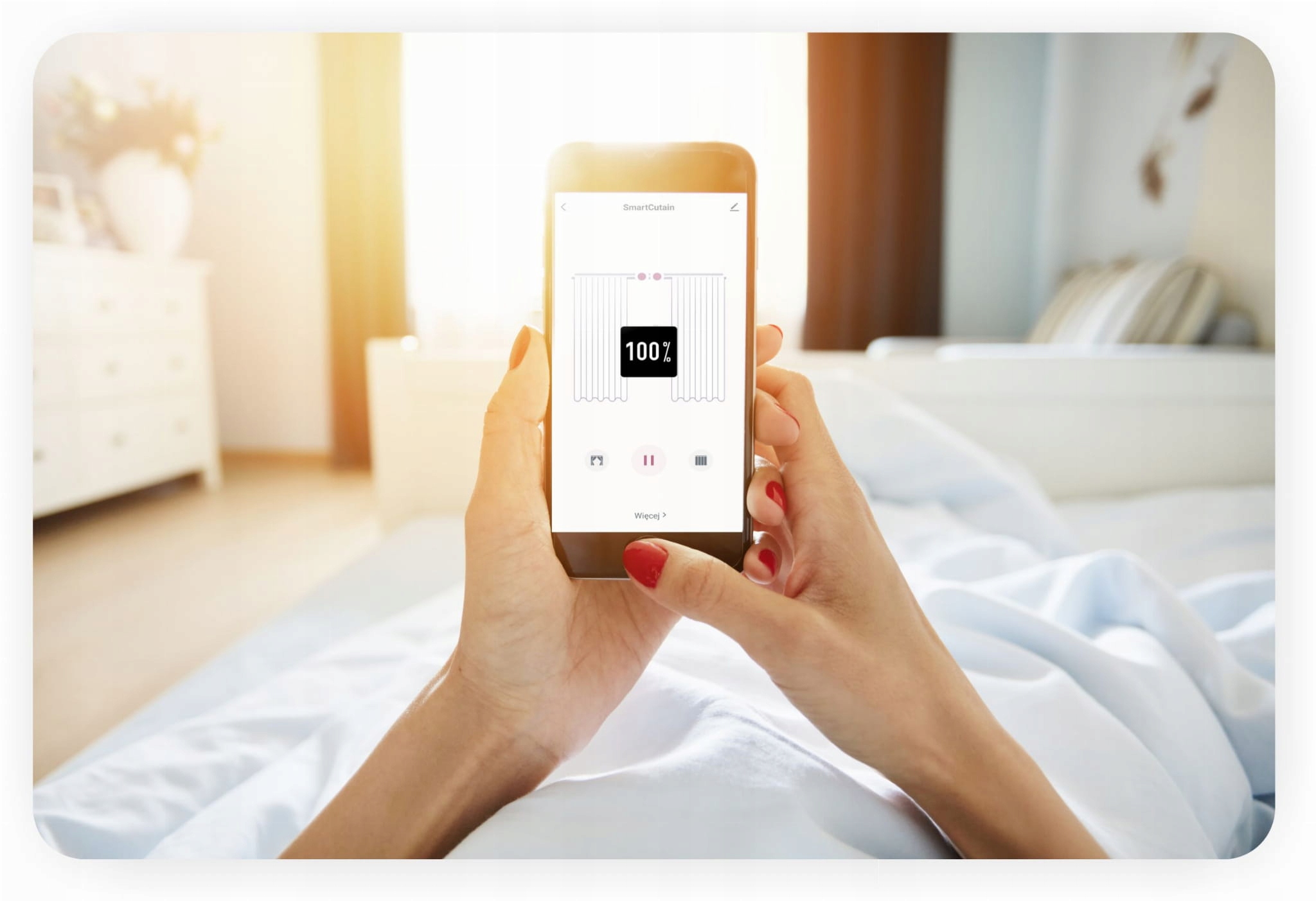 Karnisz elektryczny WiFi Tuya 6,2m - kompletny Kod producenta AUT000158