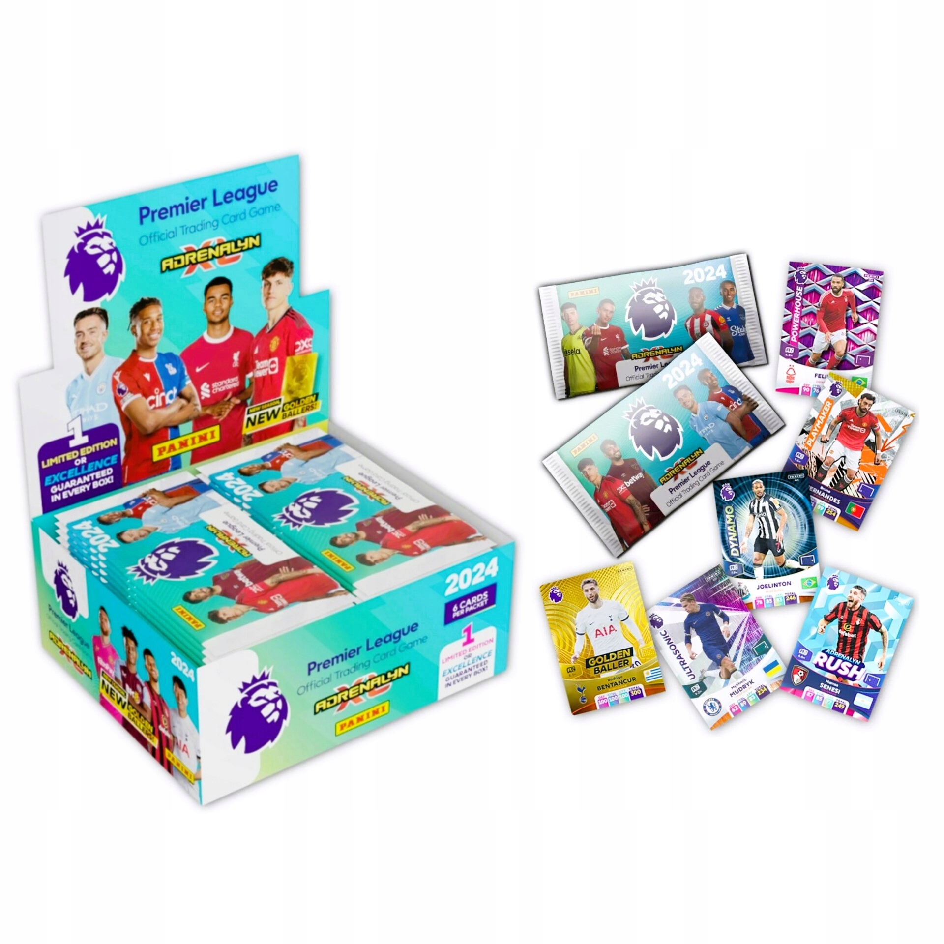 Karty Piłkarskie Premier League 2024 Box 216 Karty