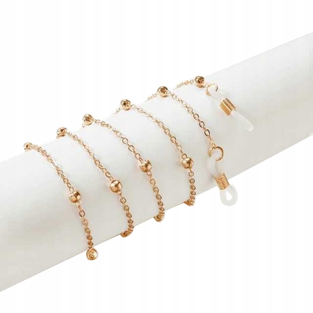 

Zawieszka Łańcuszek Do Okularów Damski Złoty