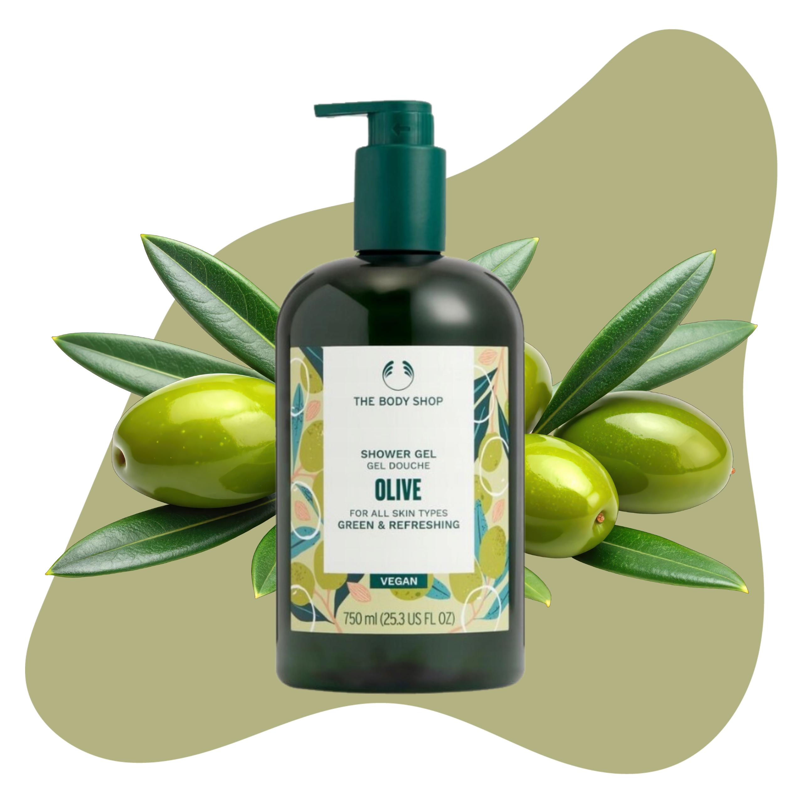 The Body Shop sprchový gel Olive Shower Gel 750 ml
