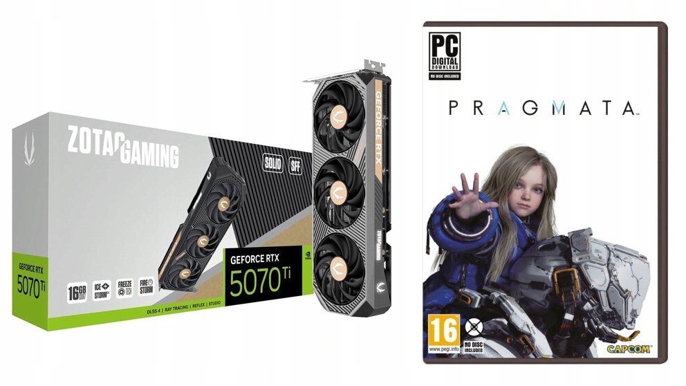 Karta graficzna Zotac GeForce Rtx 5070 Ti Solid Sff 16GB GDDR7 DLSS4