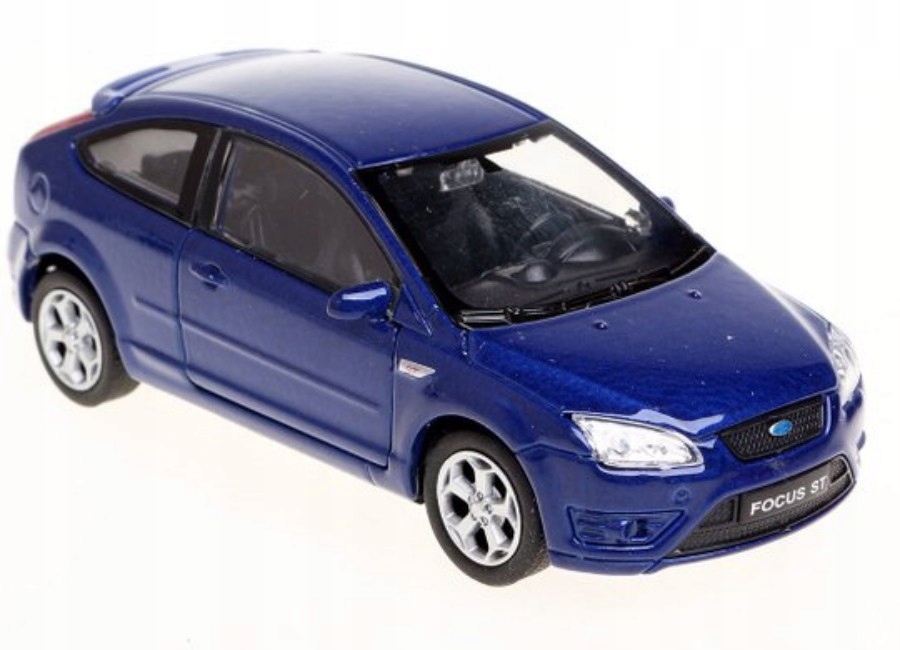 FORD FOCUS ST MODEL METAL WELLY 1:34 NIEBIESKI EAN (GTIN) 5900360008805