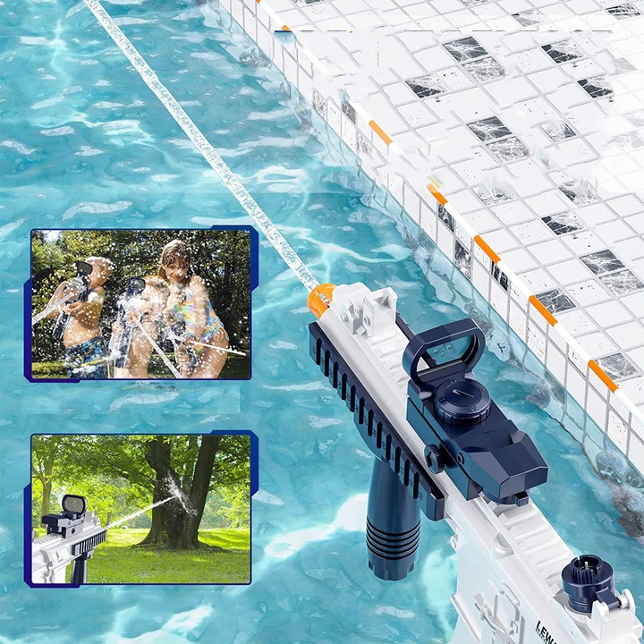 AUTOMATYCZNY KARABIN PISTOLET NA WODĘ M416 DUŻY MIOTACZ WODA BLASTER BASEN Długość 62 cm