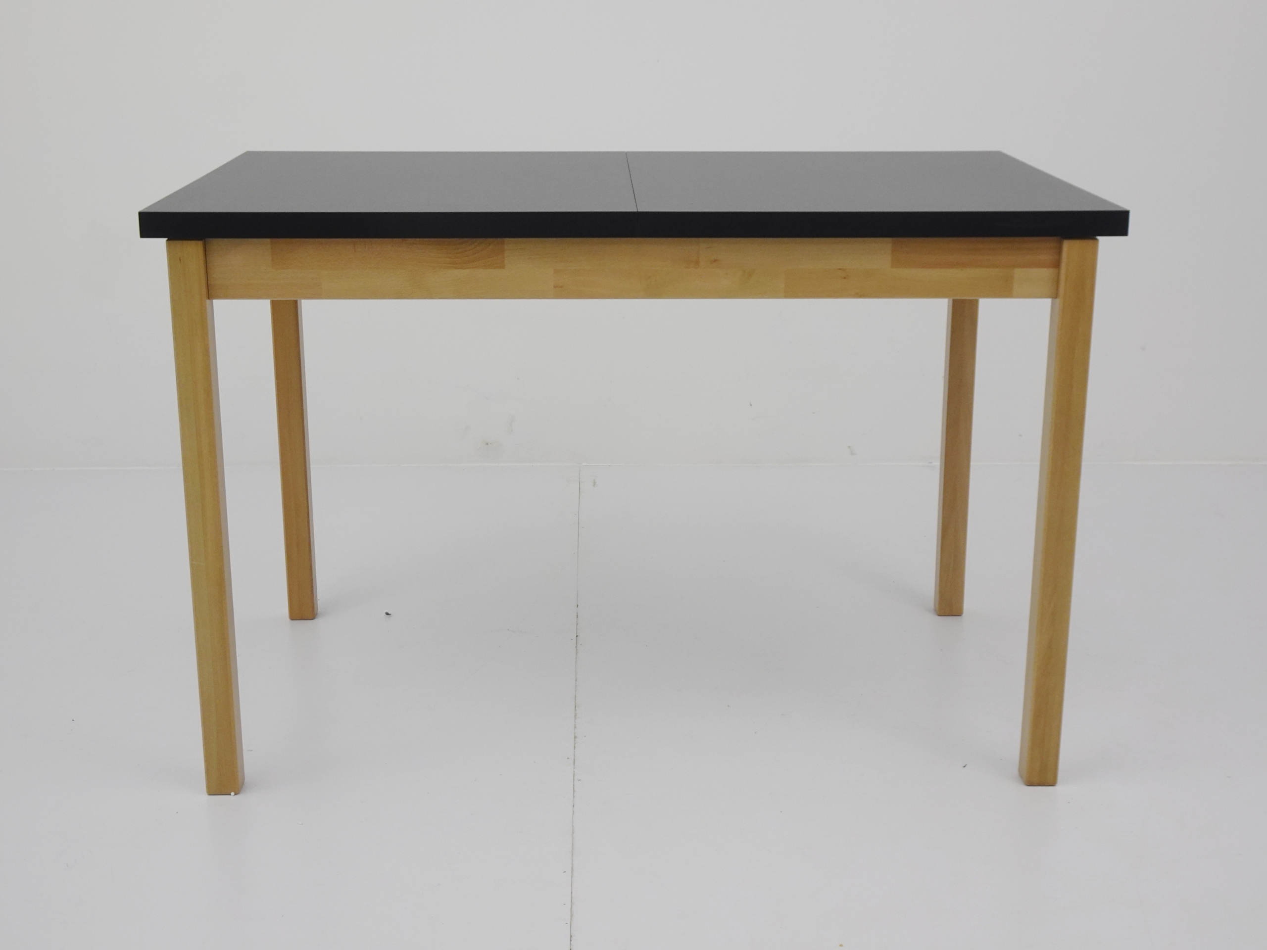 Komplet pokojowy 8 krzeseł ekoskóra i stół 120/160 Grubość blatu 3.2 cm