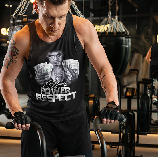 TANK TOP THE GODFATHER & SCAREFACE MPR Marka inna