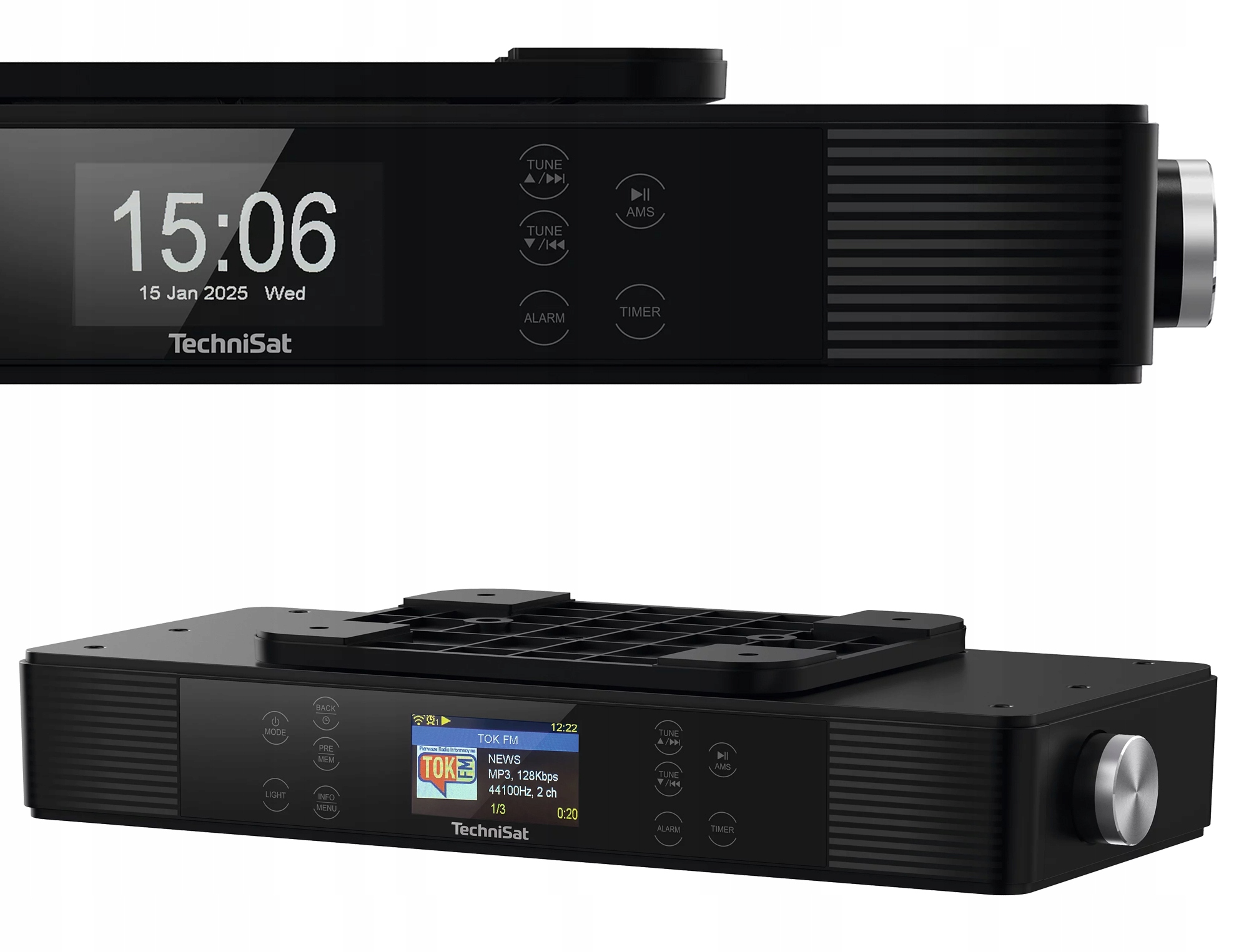 Kuchyňské Rádio Technisat Kitchenradio Ir Internetové Wifi Bt Černé