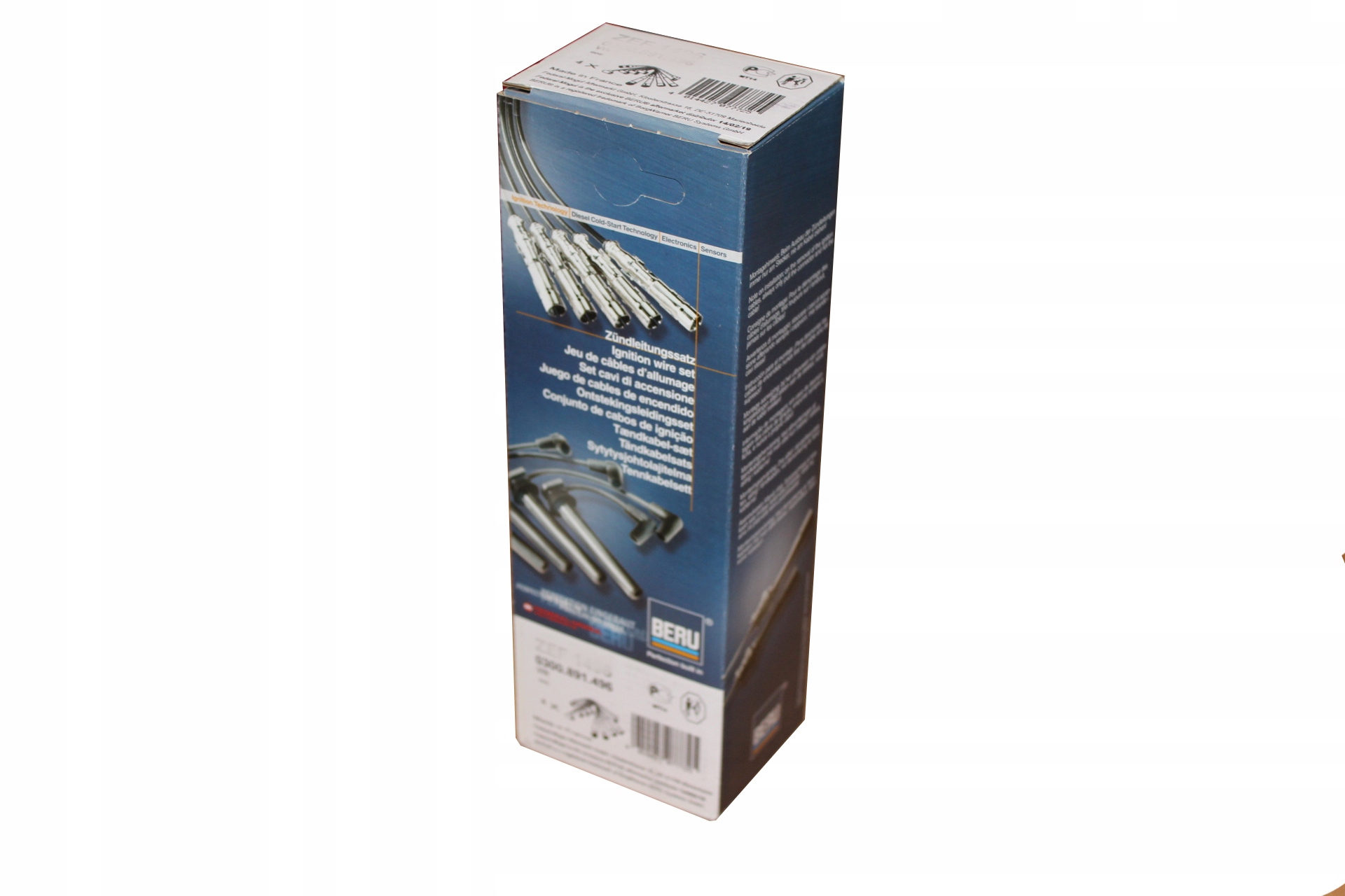 ZEF1628 - BERU дроти запалювання BERU