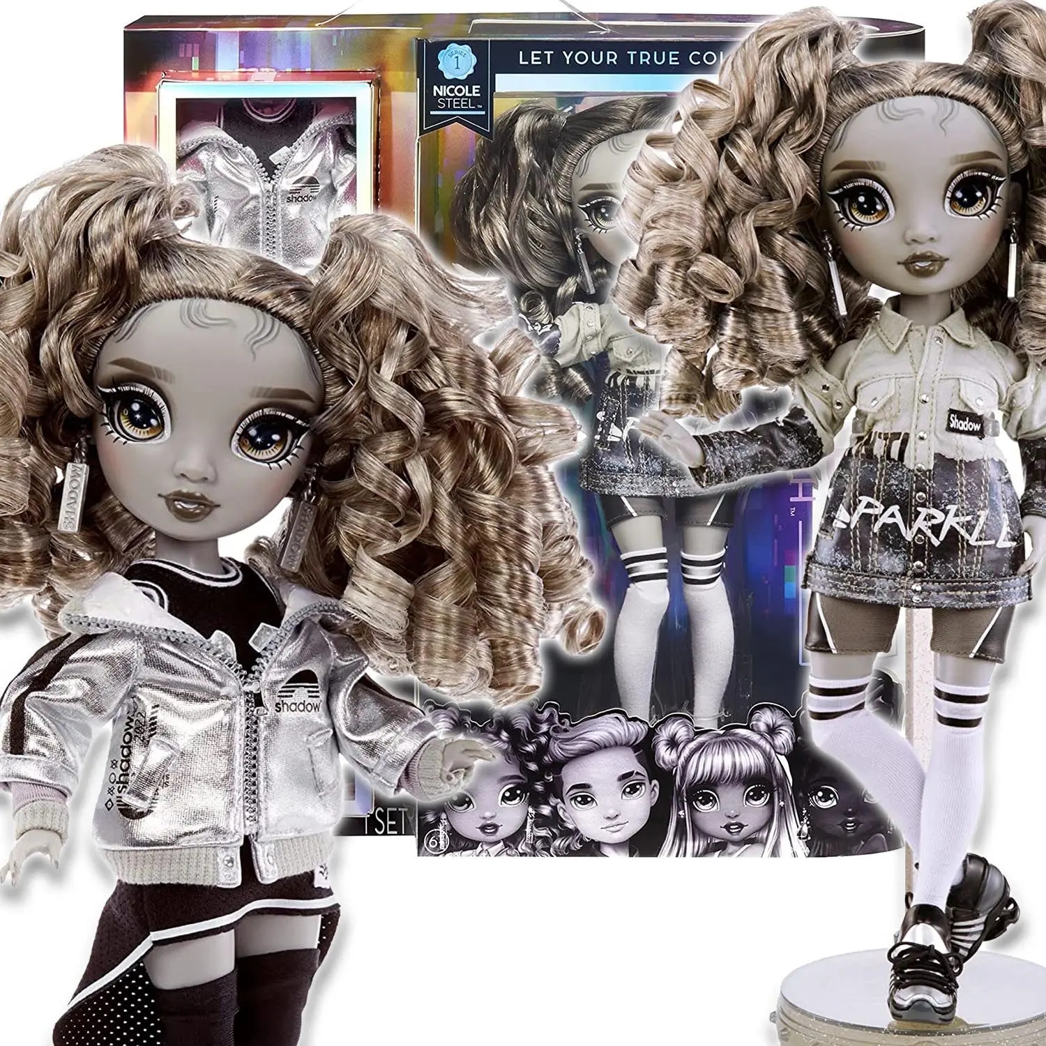 

Shadow High Rainbow Nicole Steel Lalka 583585