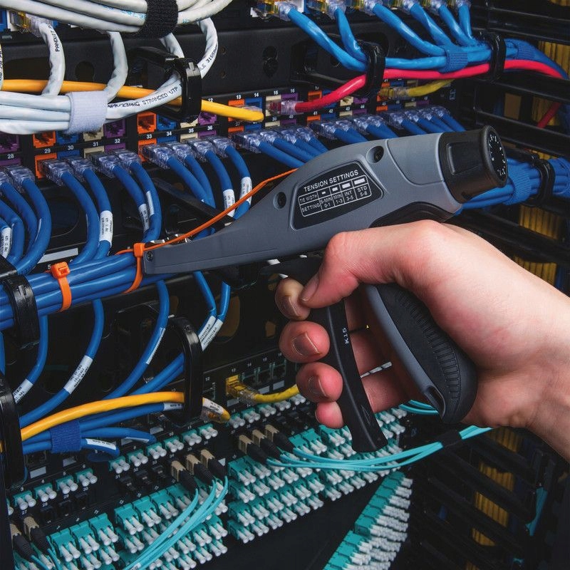 PANDUIT OPASKI ZACISKOWE SZARE 4,8X188 PLT2S-C8 Materiał nylon