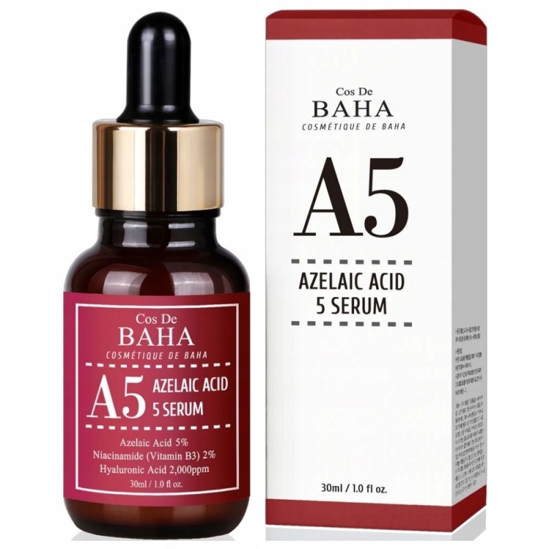 COS DE BAHA - A5 Azelaic Acid 5% Serum, 30ml serum z 5% kwasem azelainowym — 3